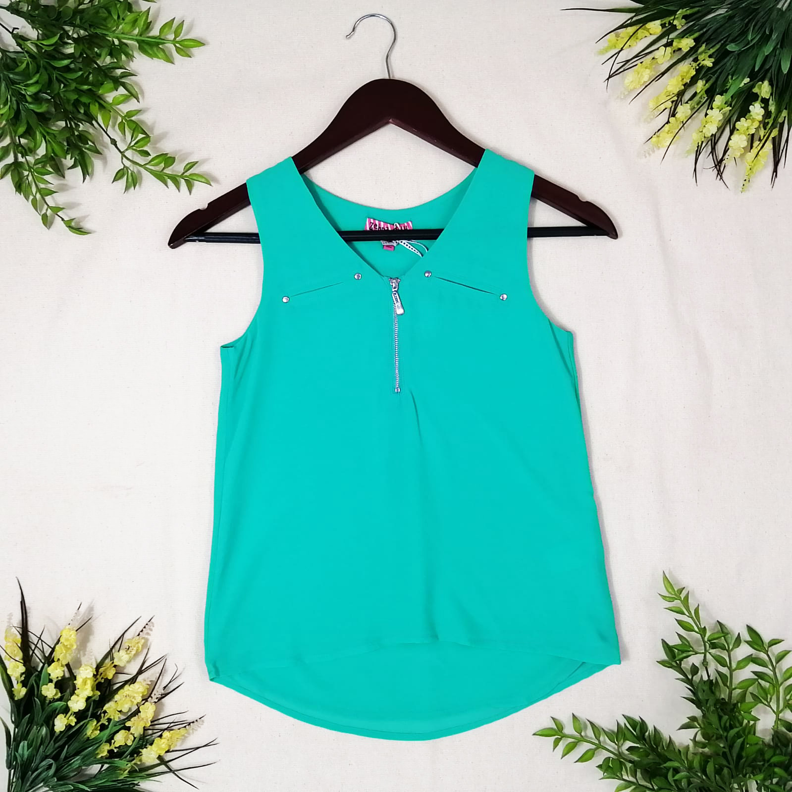 Blusa con cierre al frente para niña - FERLY