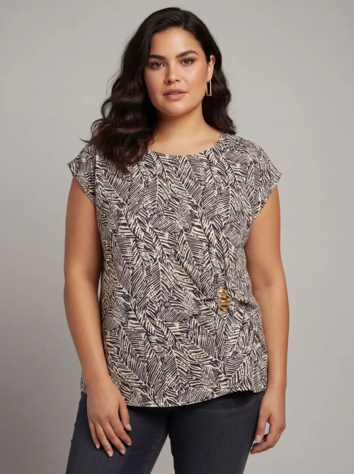 LULUWHITE T73668 BLUSA EX