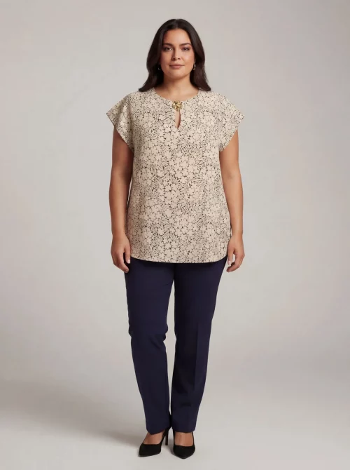 LULUWHITE T73670 BLUSA EX