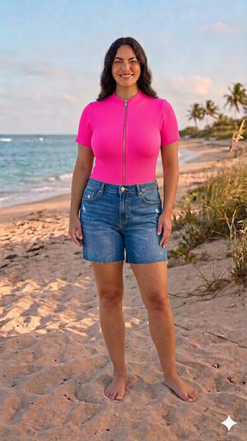 ANWND 5370 BLUSA CON CREMAYERA
