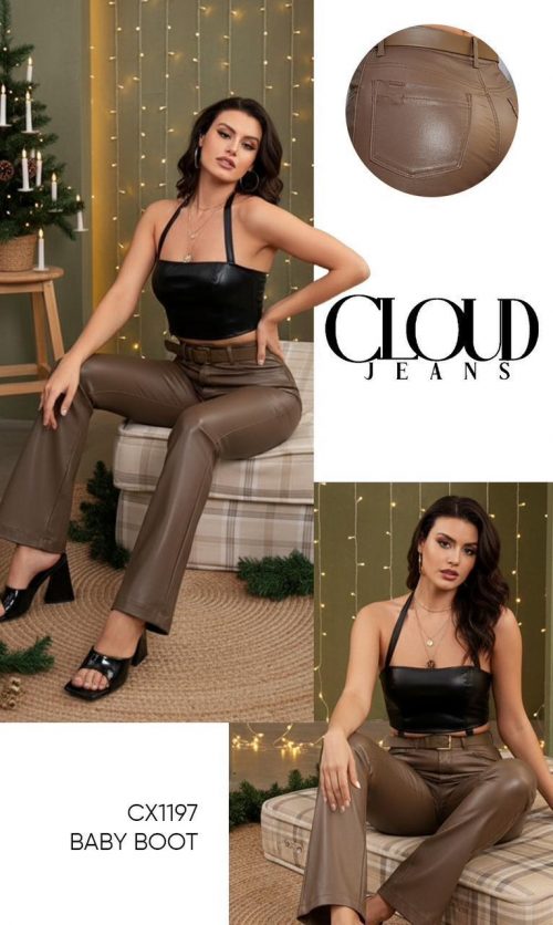 CLOUD CX1197B PANTALON VINIPIEL