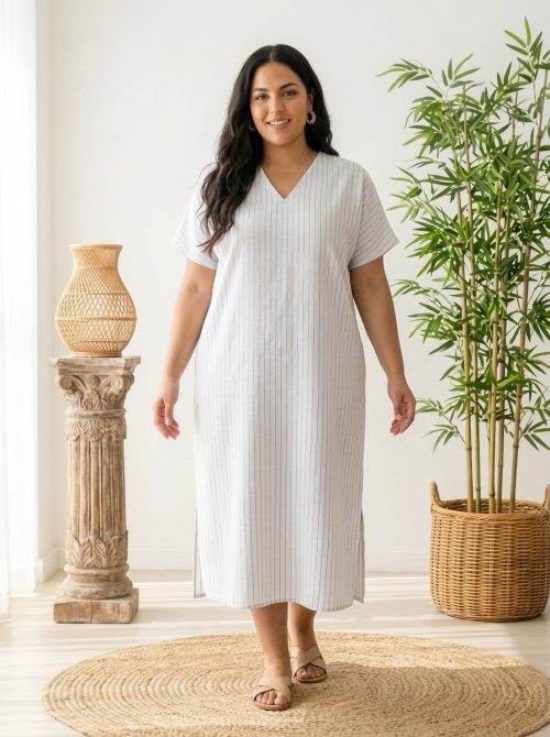 LUKY 18052 MAXI VEST RAYADO
